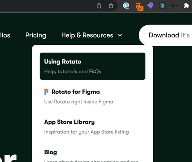 Fast, easy and free 3D mockups: Features | Rotato